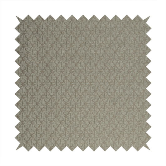 Baraka Geometric Pattern Brown Colour Upholstery Fabric CTR-2490